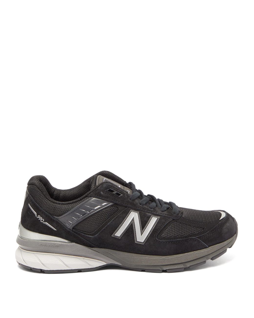new balance 990v5 suede and mesh trainers