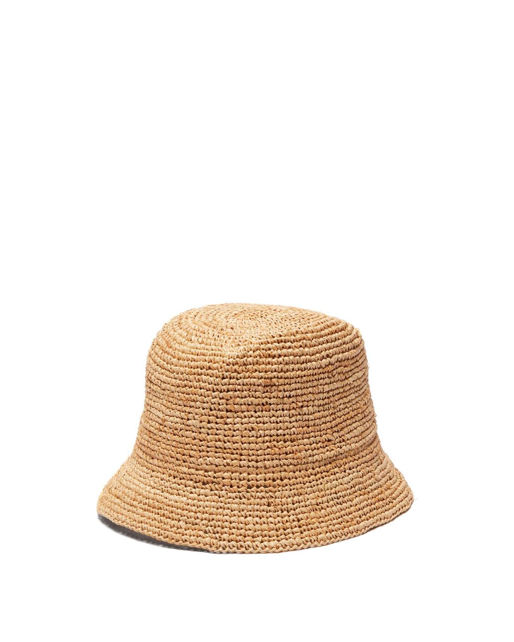 Gucci Straw Bucket Hat in Natural | Lyst