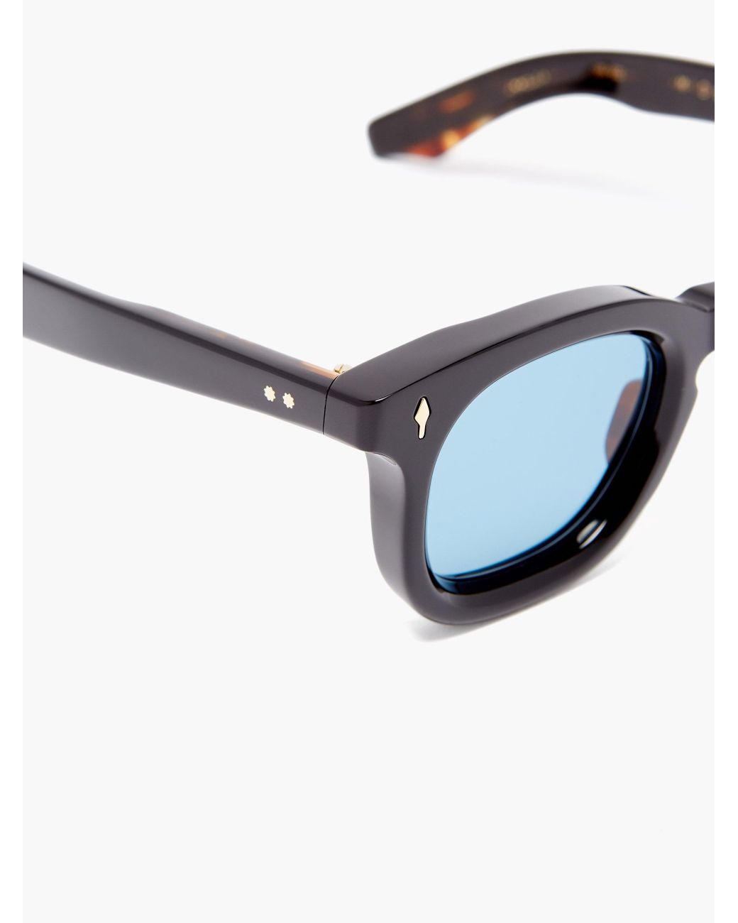 Jacques Marie Mage Devaux Square Acetate Sunglasses in Black | Lyst