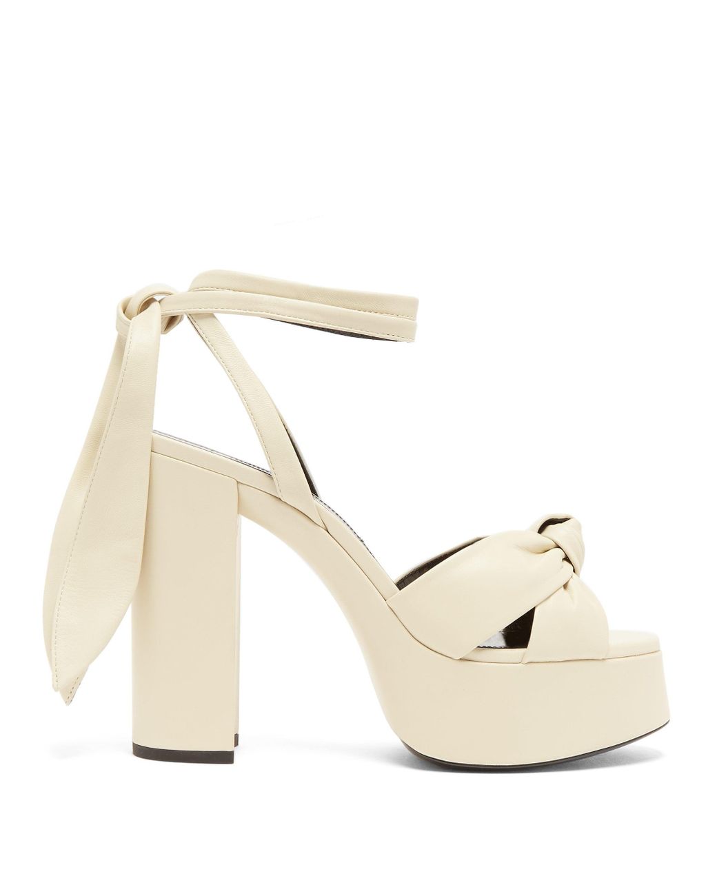 saint laurent bianca platform sandals