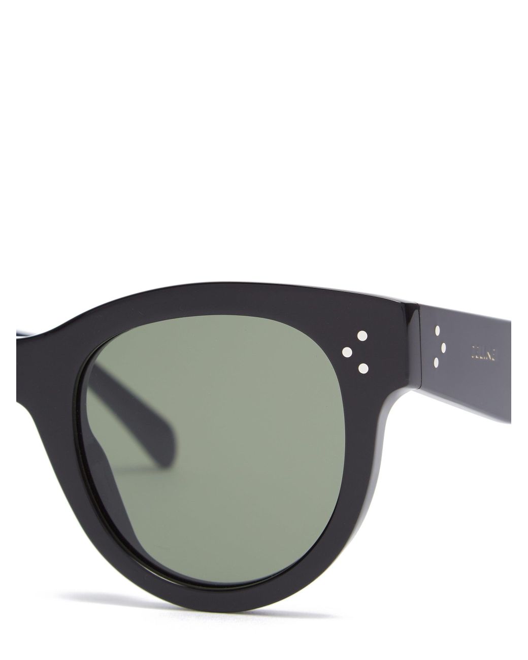 Celine Leather Baby Audrey Cat-eye Acetate Sunglasses | Lyst