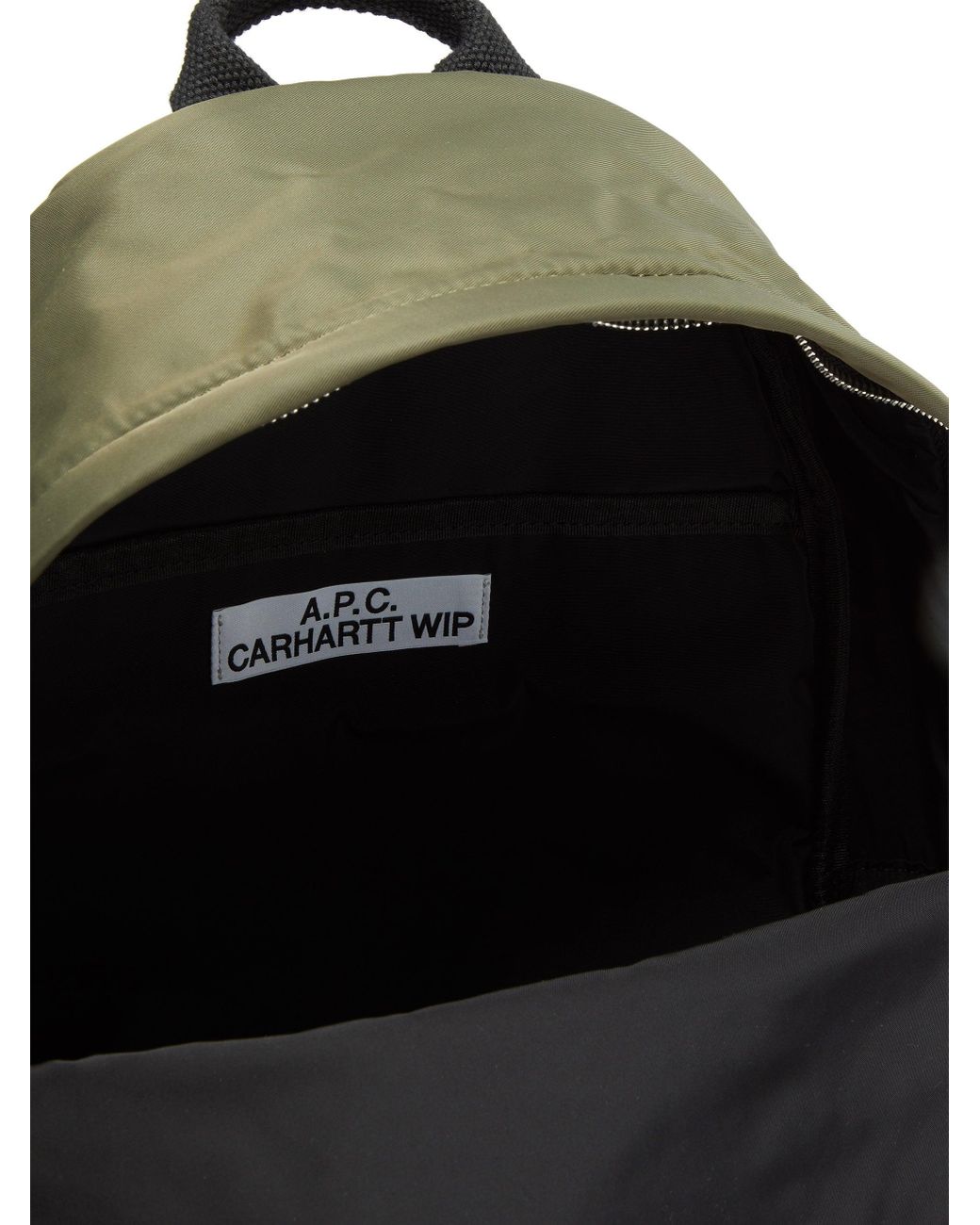 A.P.C. X Carhartt Nylon Backpack in Green for Men Lyst