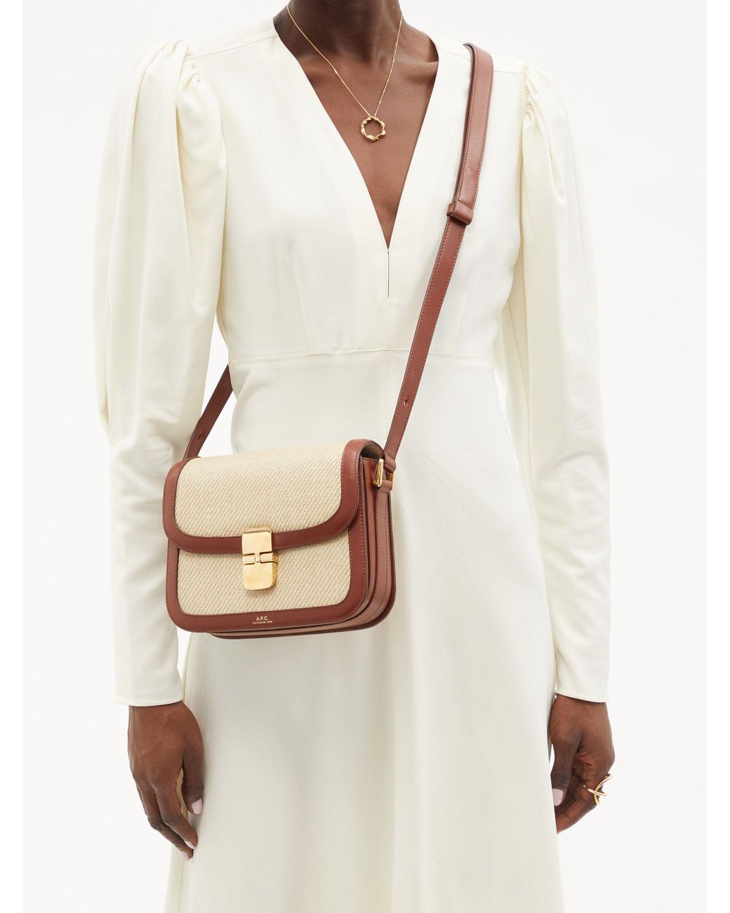 A.P.C. Grace Small Canvas Cross-body Bag | Lyst UK