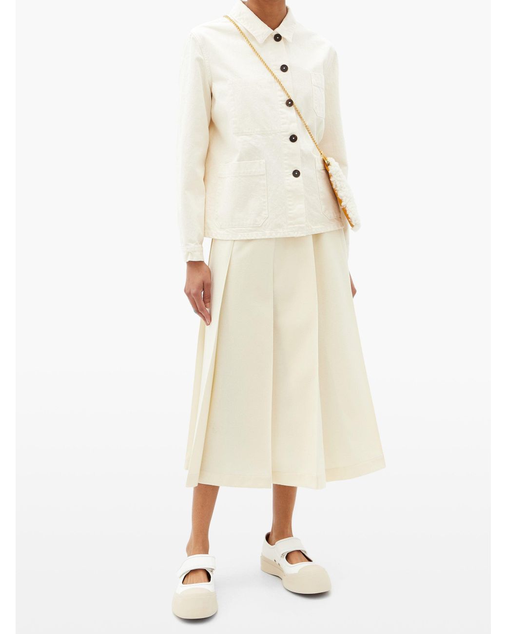 Marni white outlet shoes