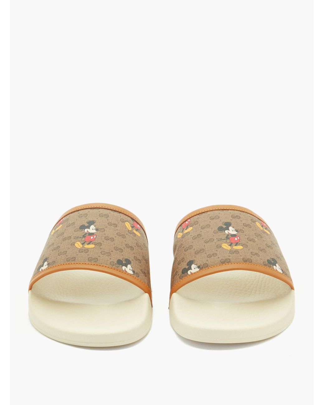 gucci mickey flip flops