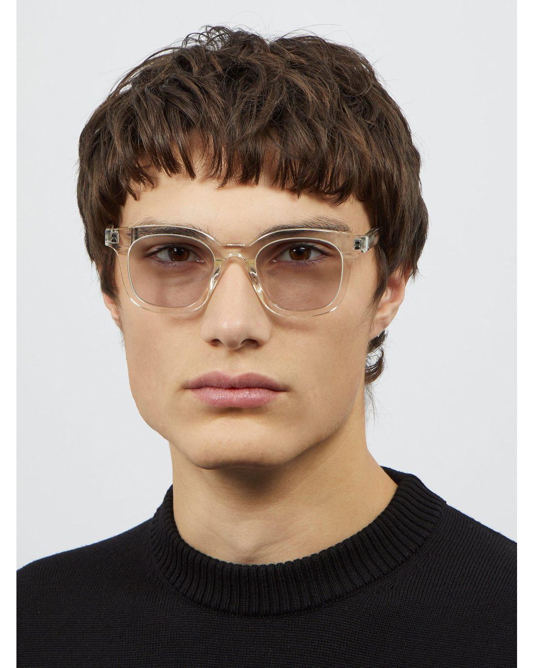 Gentle Monster Dal Lake Acetate Glasses in White for Men Lyst