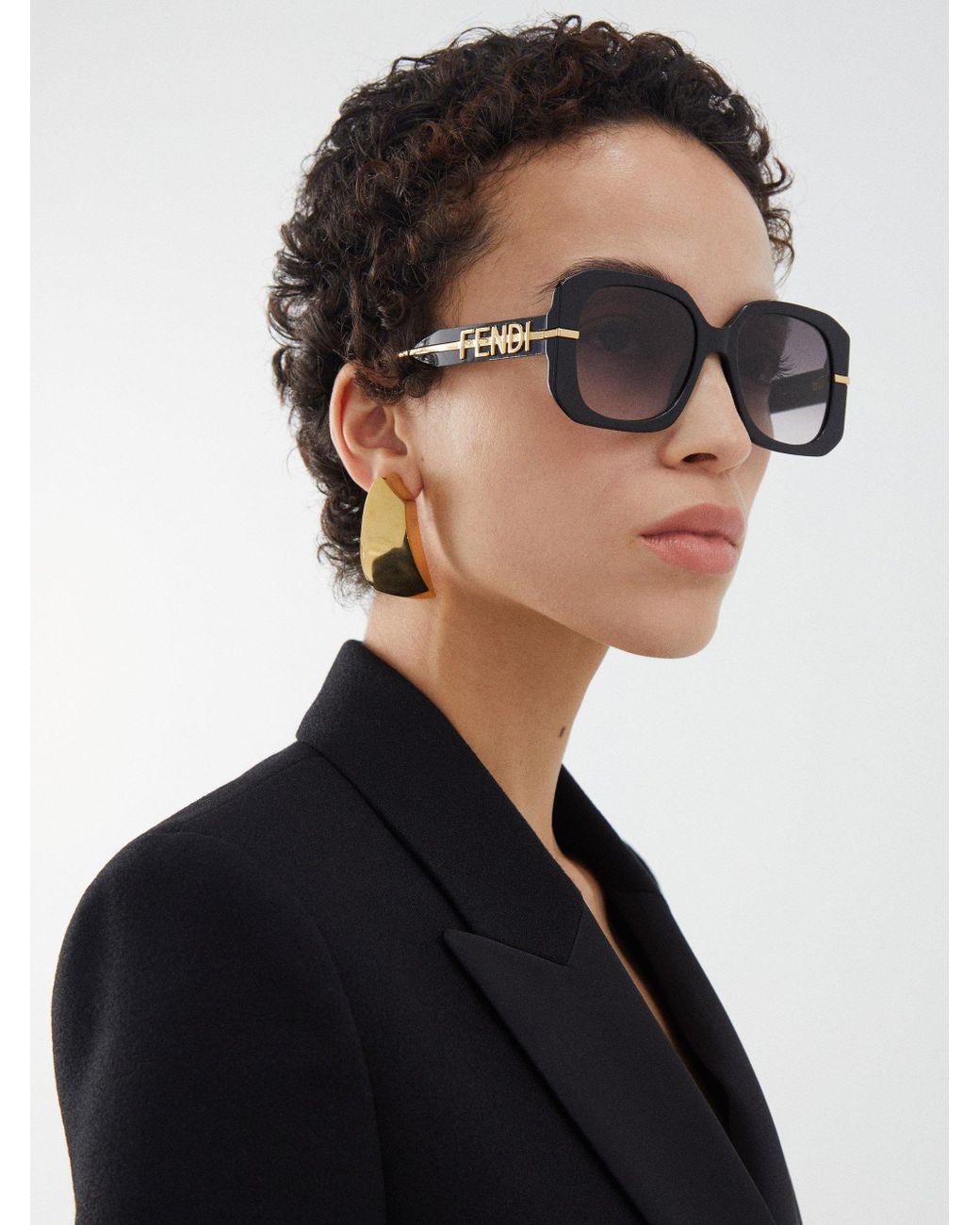 Fendi sunglasses oversized top