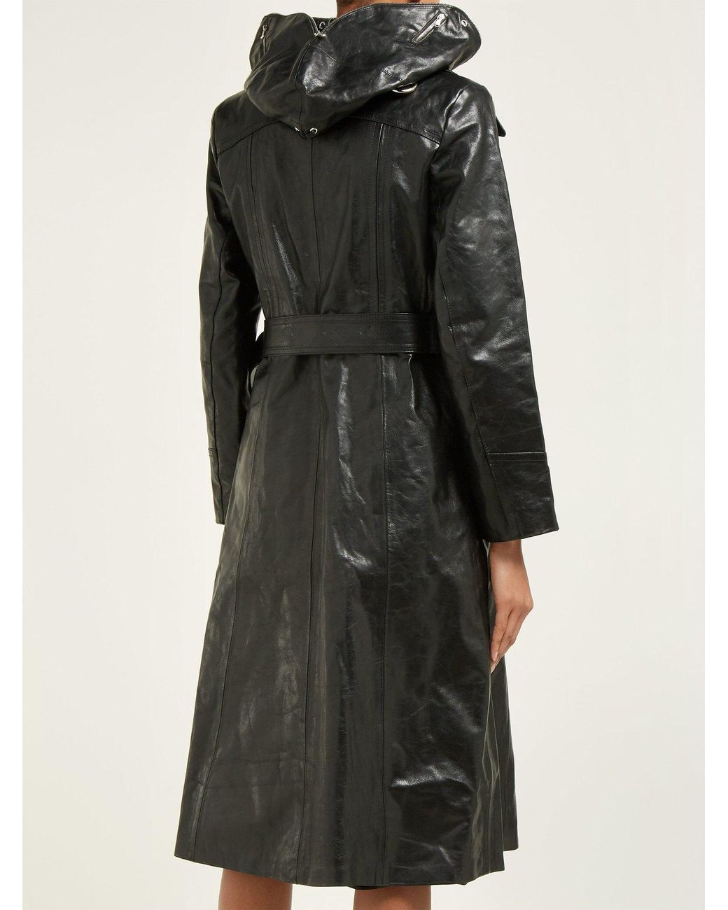 Vetements trench clearance coat black
