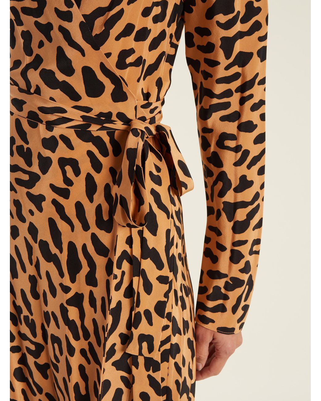 Dvf top leopard dress