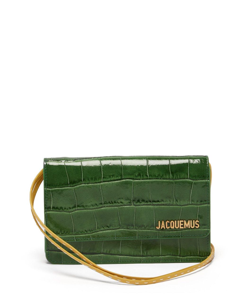 Jacquemus Le Sac Riviera Crocodile Effect Leather Bag in Green Lyst