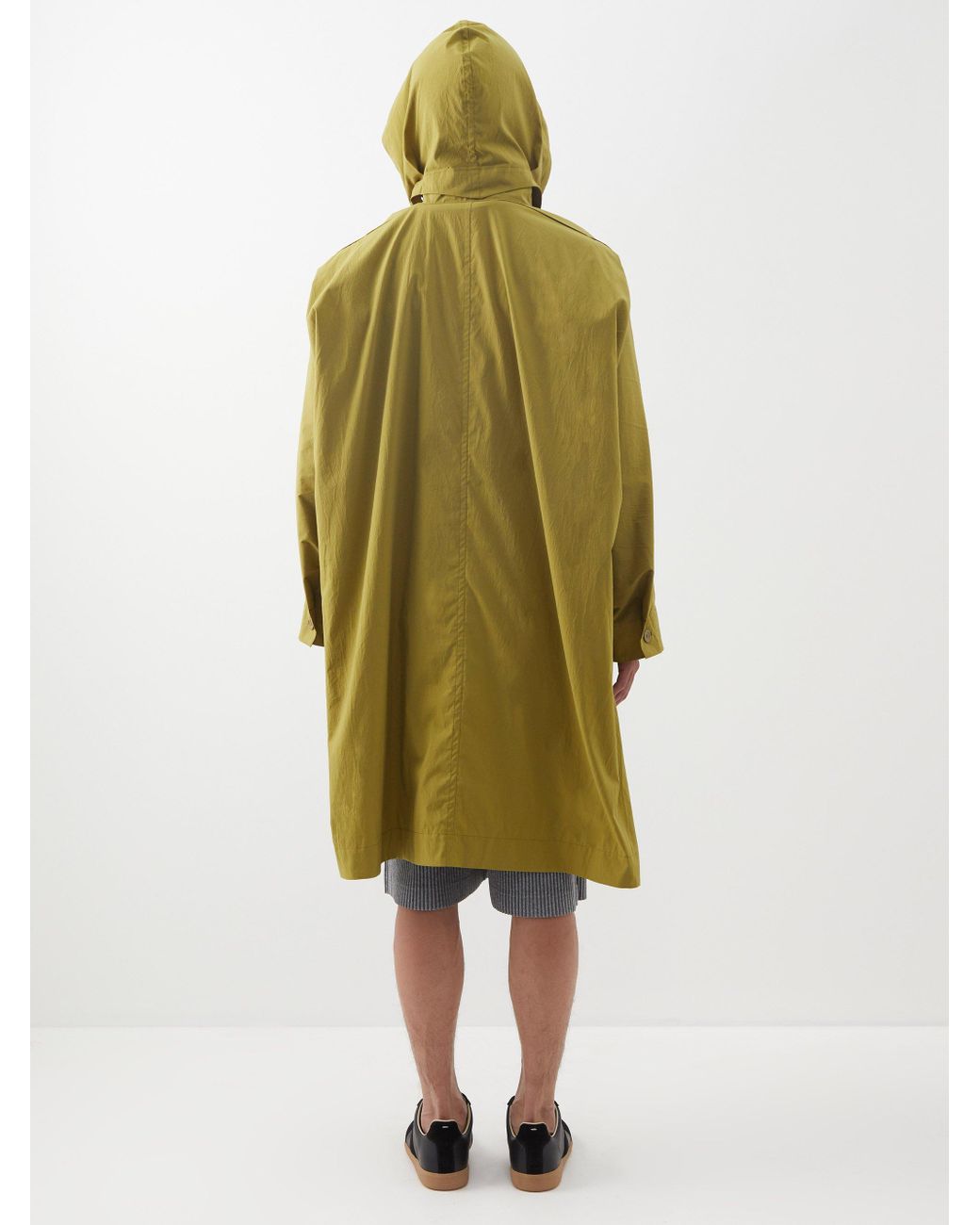 Homme Plissé Issey Miyake Flip Technical-shell Hooded Coat in 