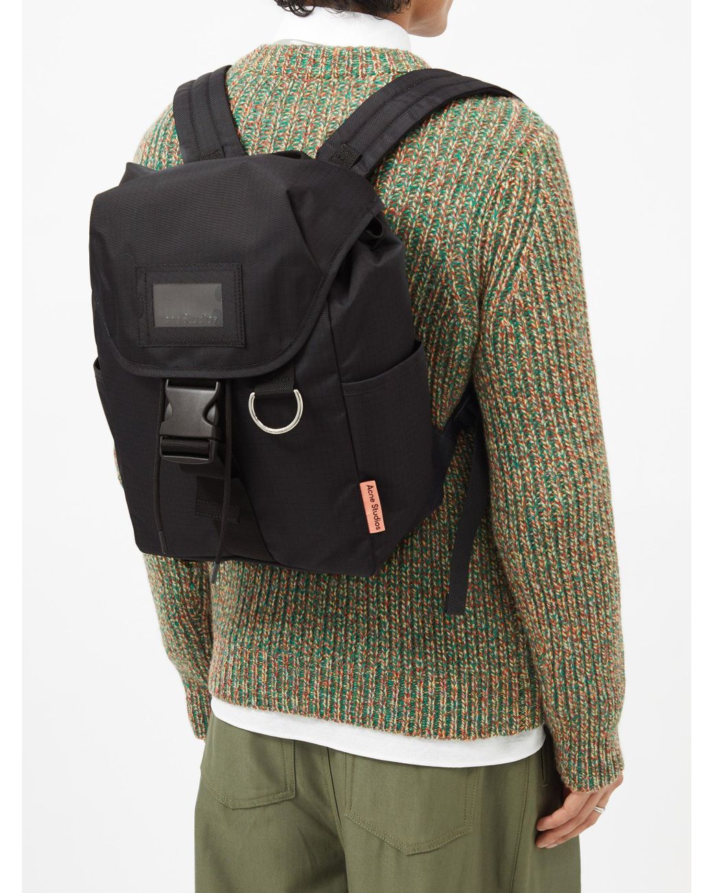 Acne Studios Nylon-ripstop Backpack in Black for Men | Lyst Australia