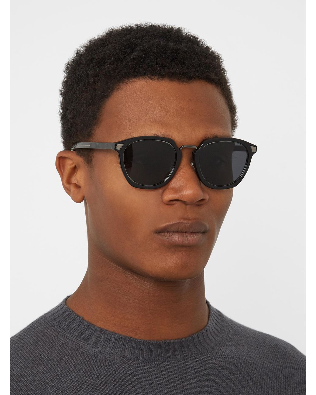 Dior Homme Tailoring 1 D-frame Sunglasses in Black for Men | Lyst