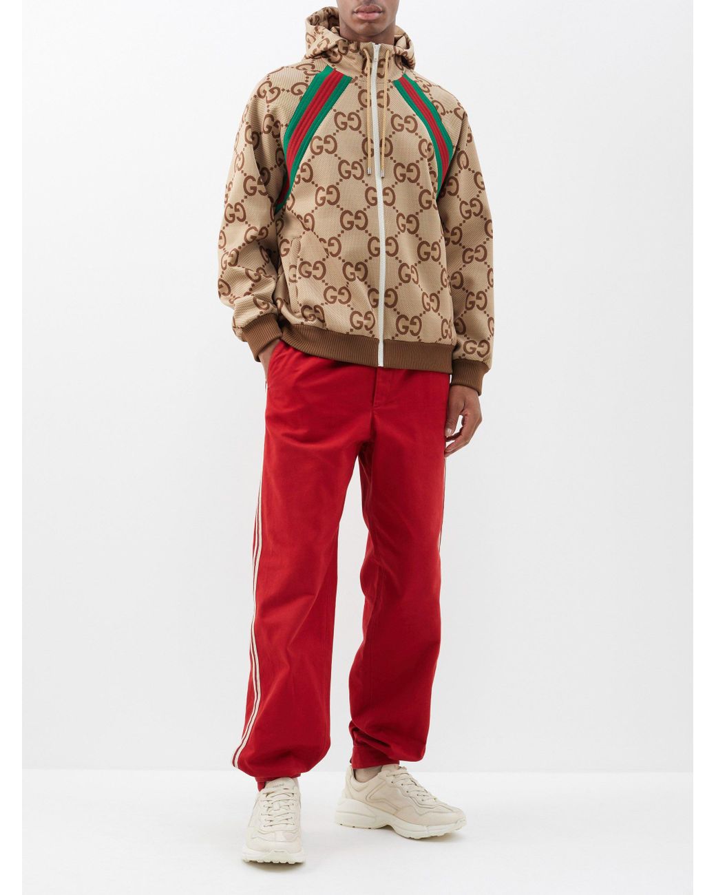 Gucci jacket hotsell gg print