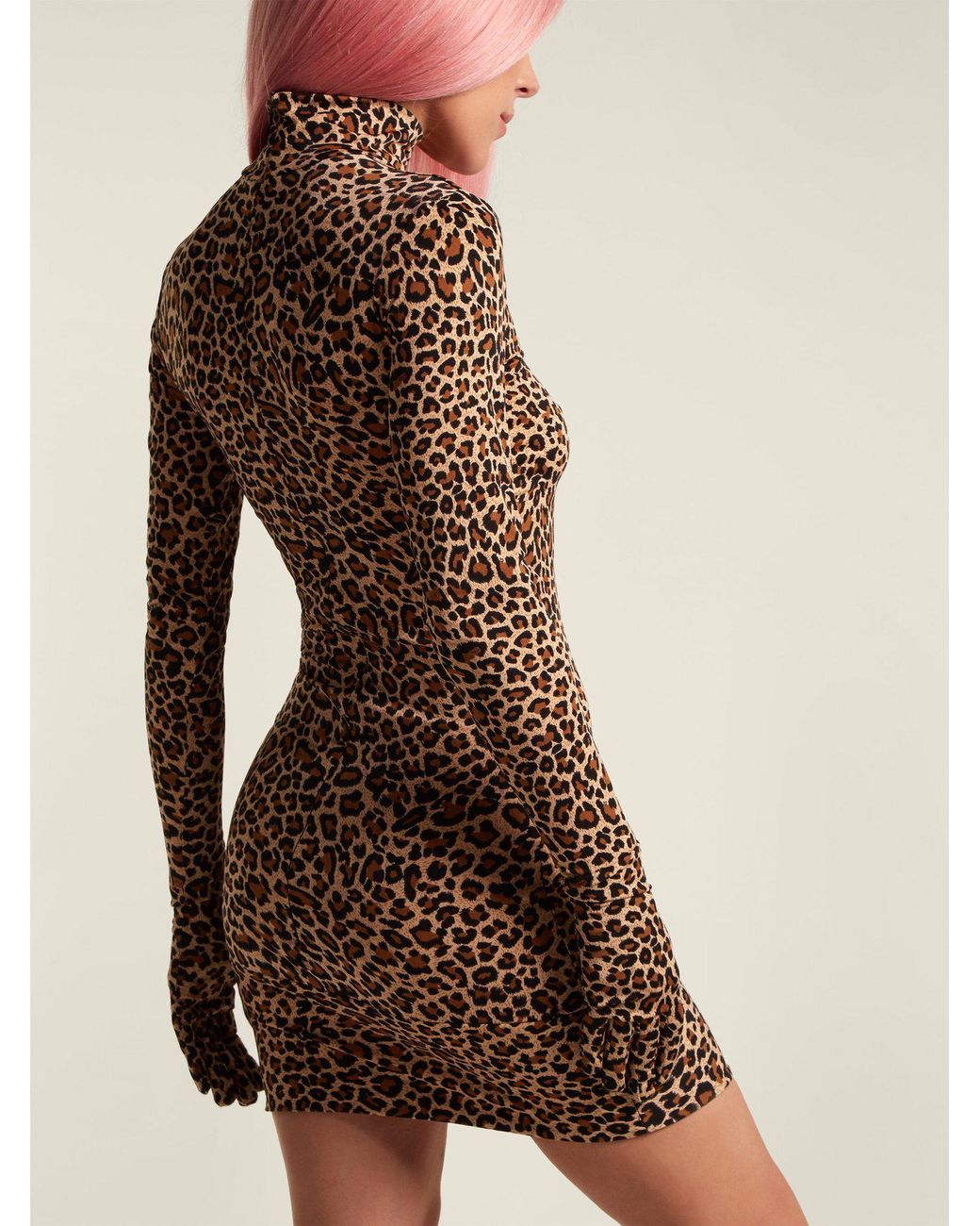 Vetements Leopard-print Glove-sleeved 