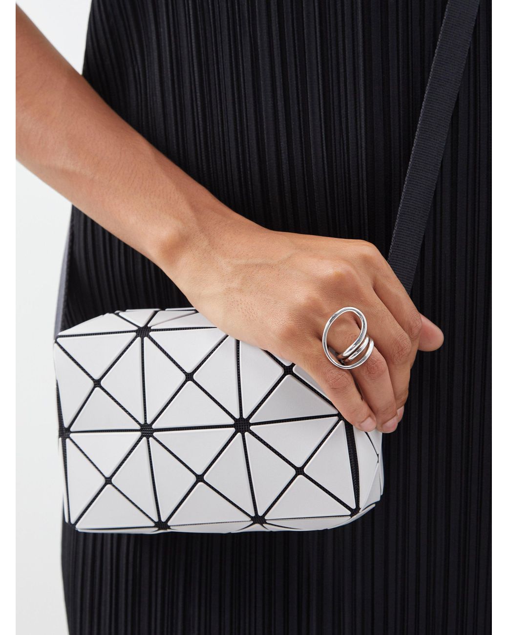 Bao Bao Issey Miyake Cuboid Pvc Cross-body Bag in Black