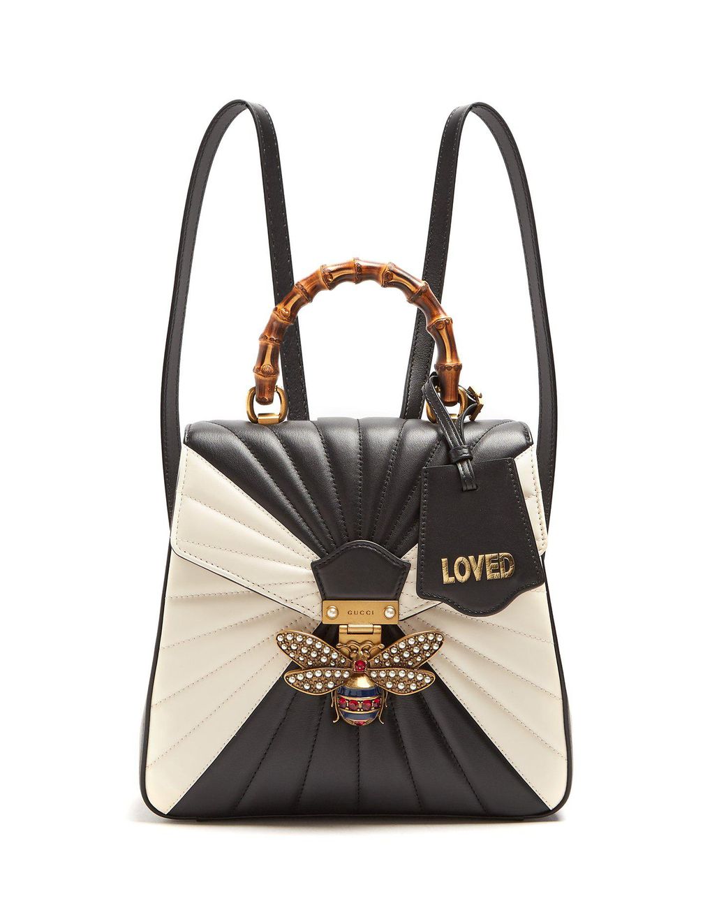 Gucci Queen Margaret Quiltedleather Backpack in Black Lyst