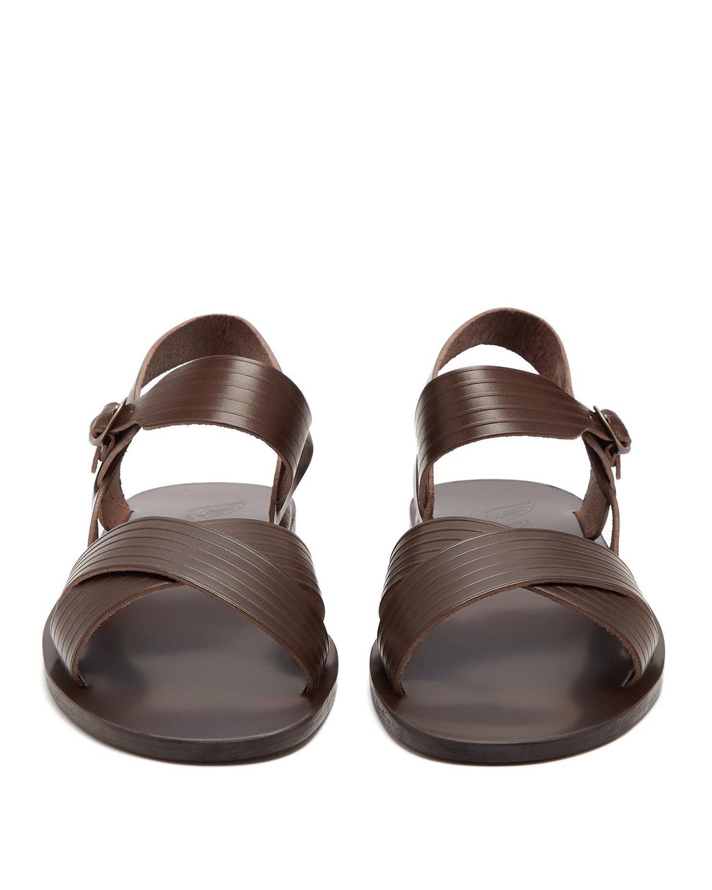 Ancient Greek Sandals Socrates Leather Sandals in Brown for Men | Lyst