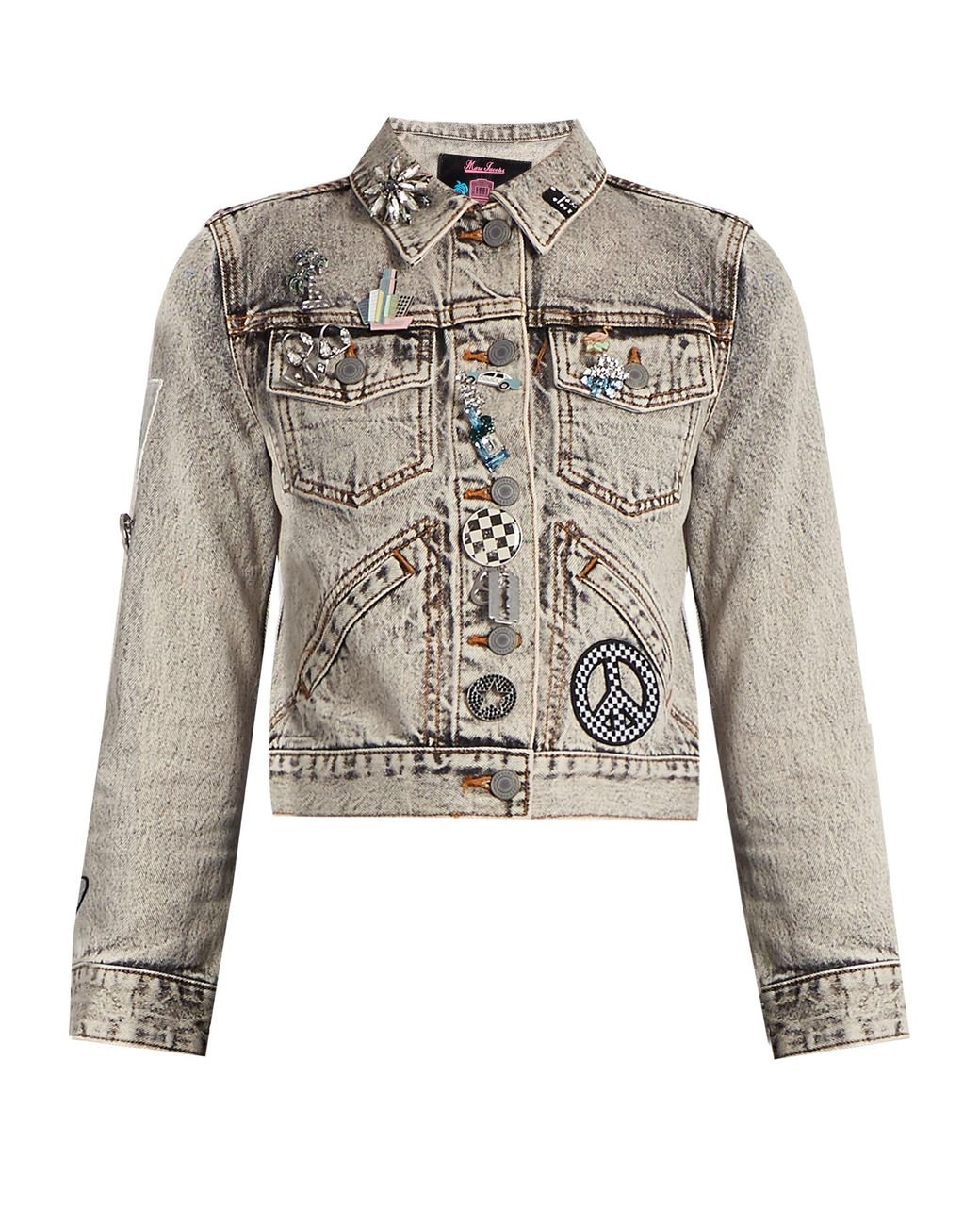 Flocked Monogram Denim Jacket - Women - Ready-to-Wear