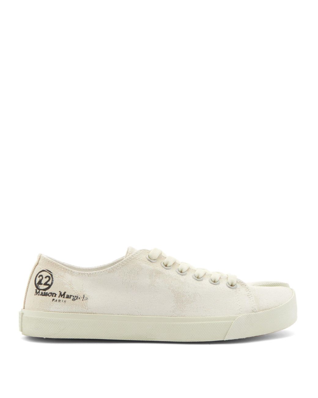 margiela canvas tabi