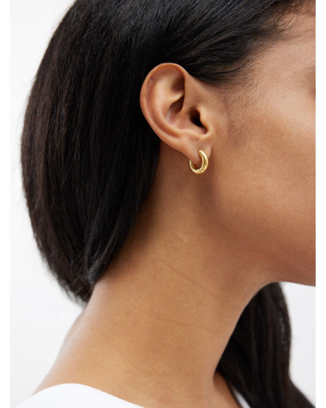 Sophie Buhai Bagel Medium 18kt Gold-vermeil Hoop Earrings in