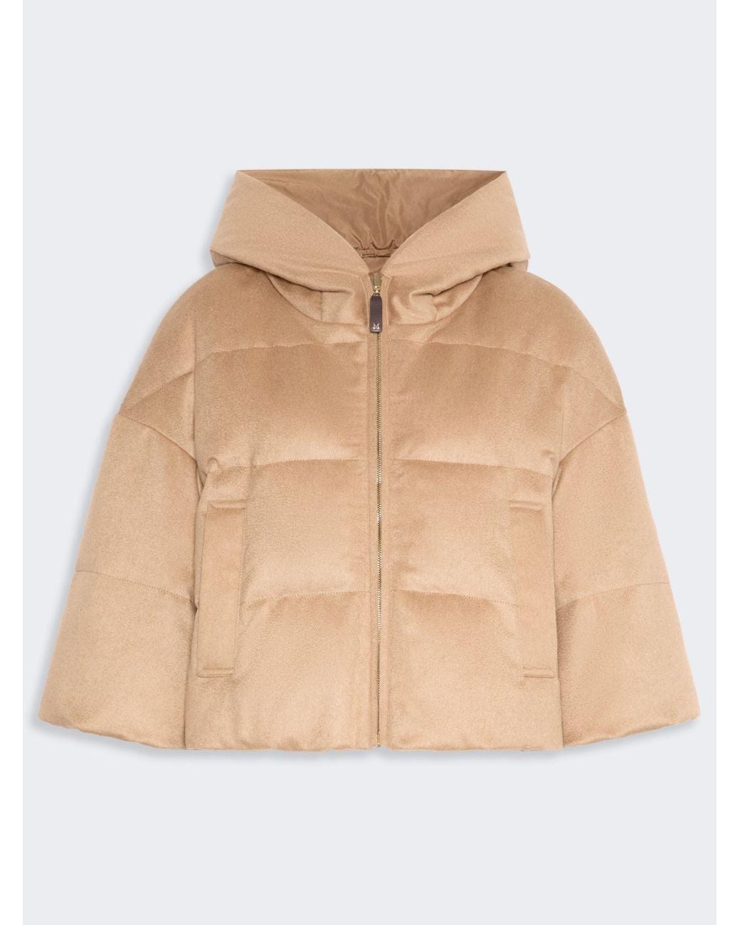 Max Mara Natural Gefüttertes Cape