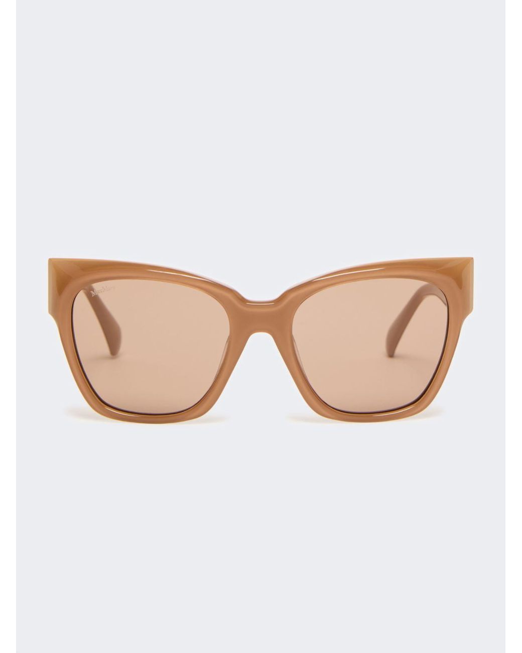 Occhiali Da Sole A Farfalla di Max Mara in Brown