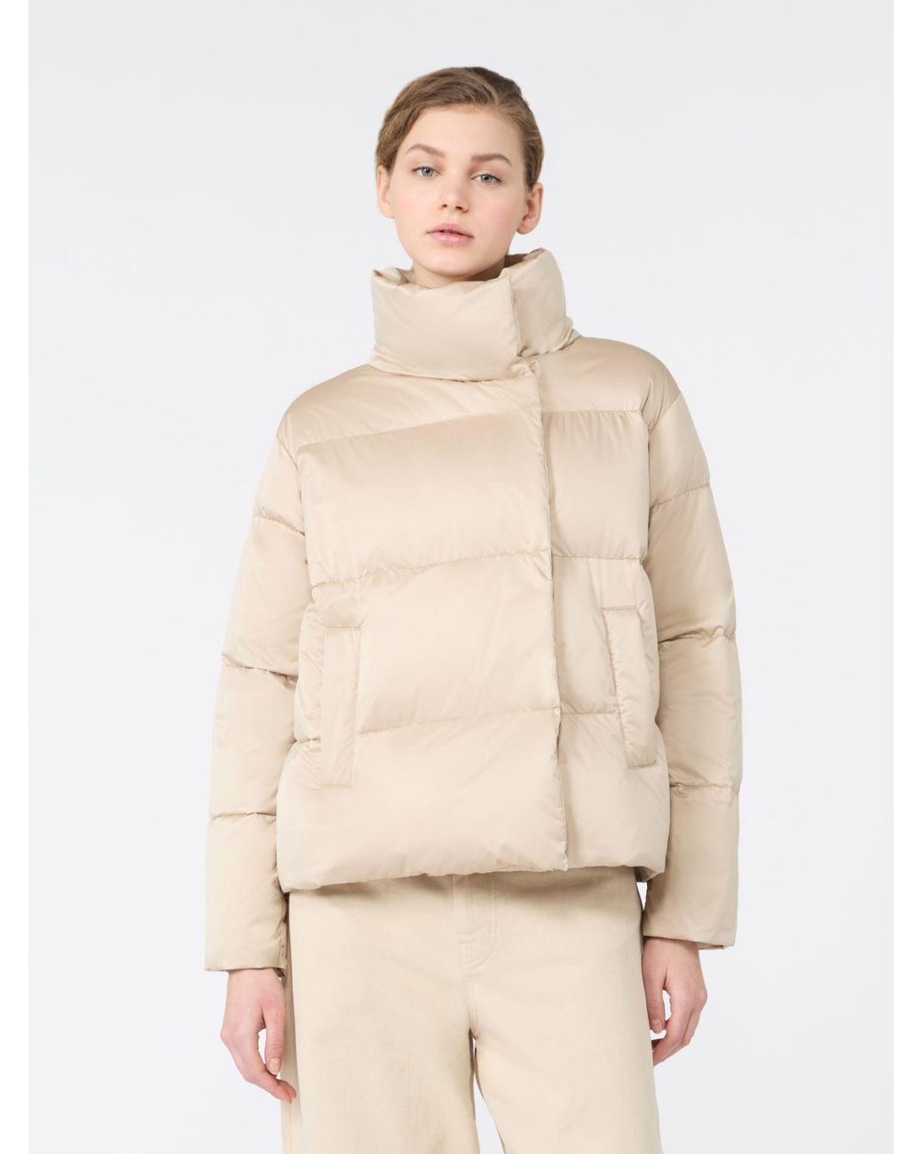 Max Mara Natural Short Down Jacket