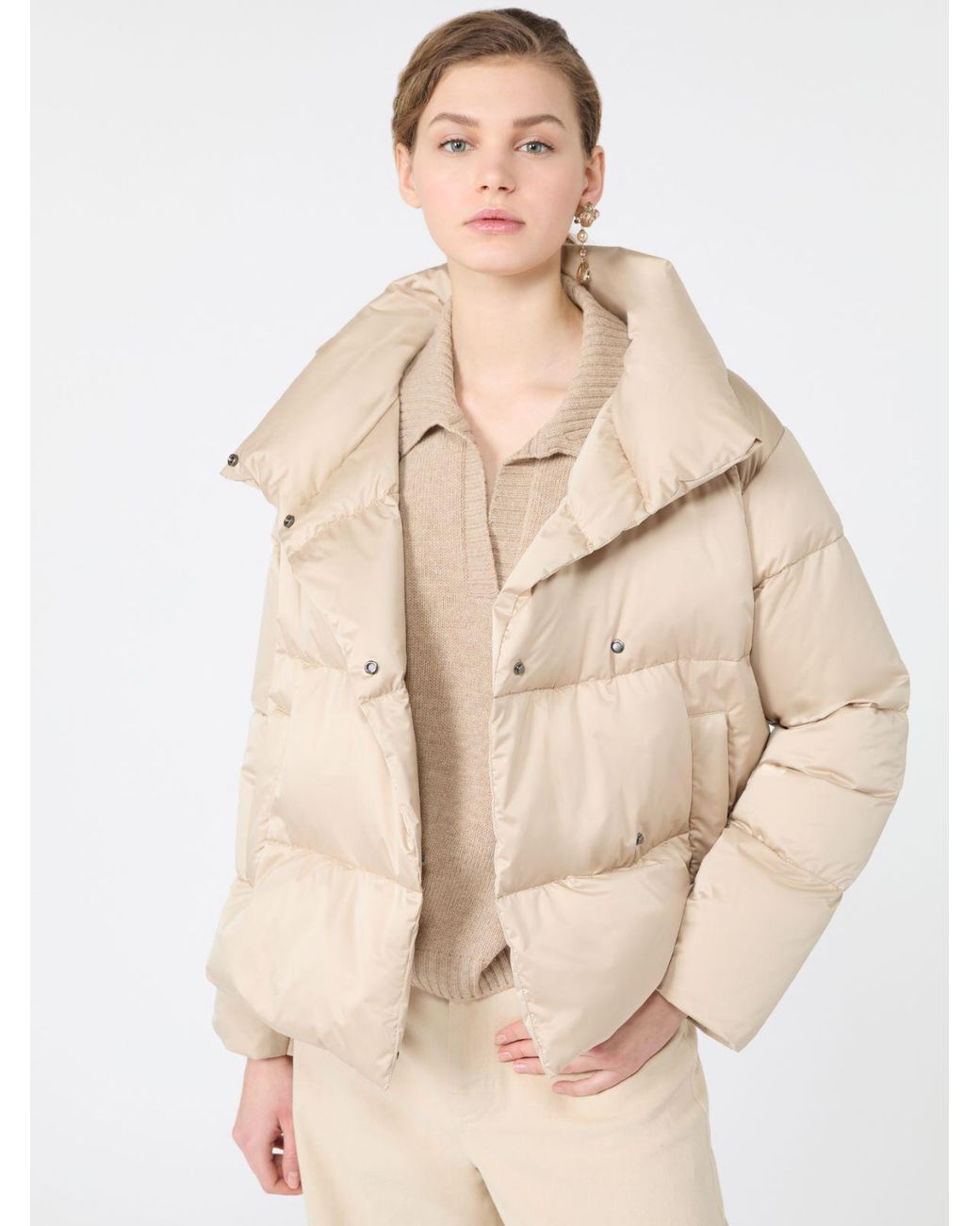 Max Mara Natural Short Down Jacket