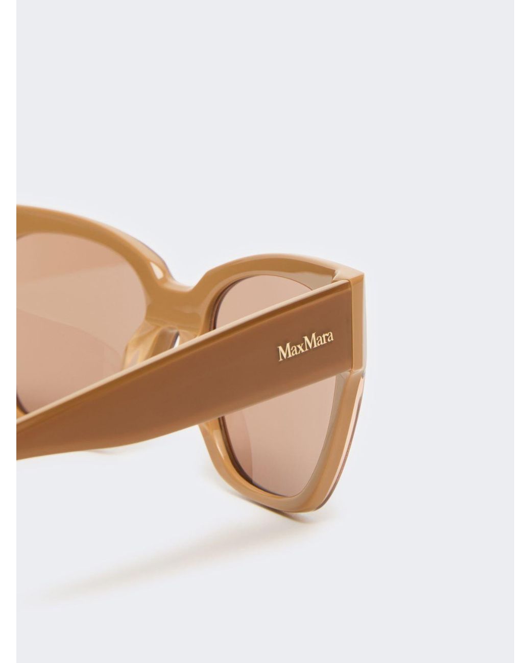 Occhiali Da Sole A Farfalla di Max Mara in Brown
