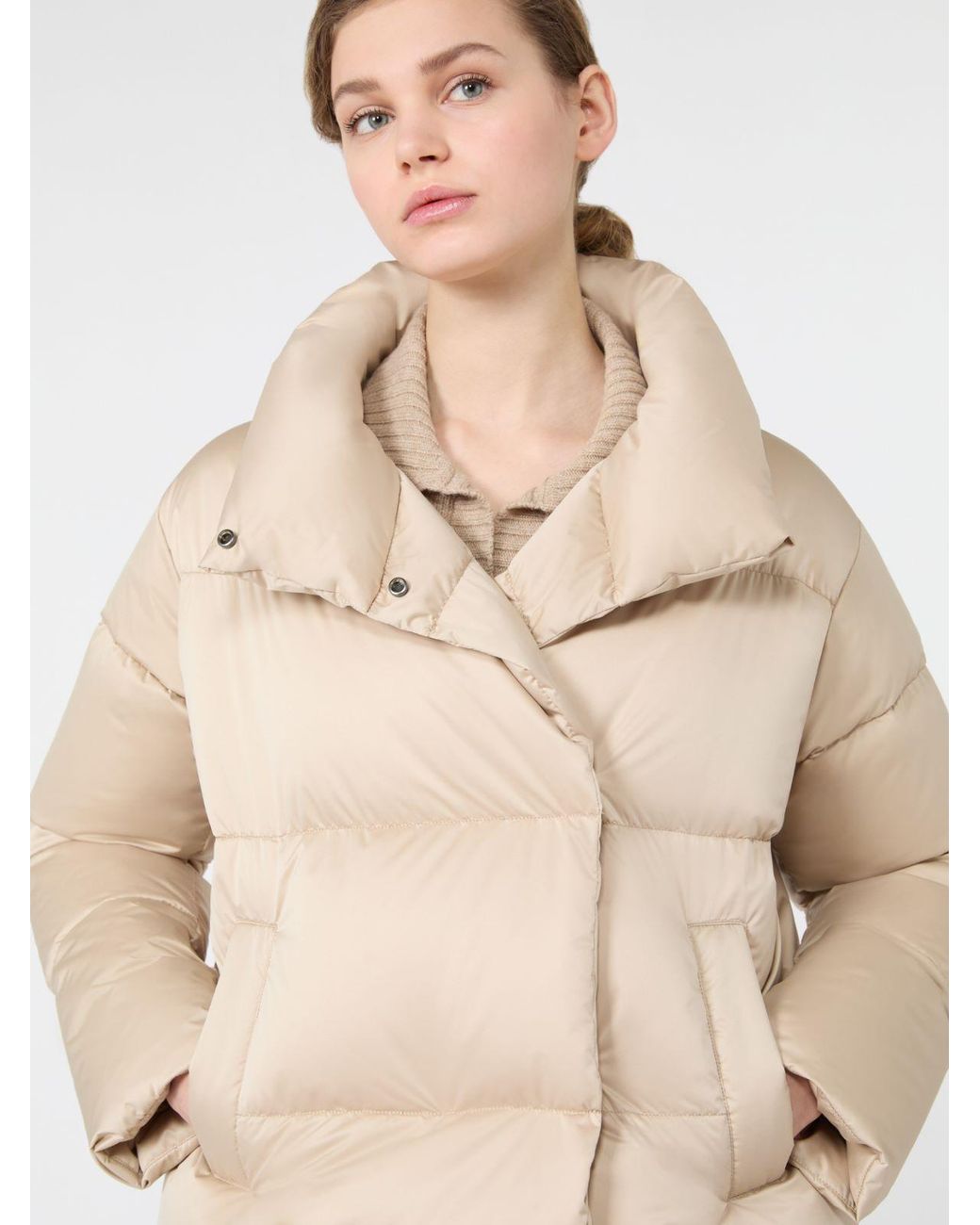 Max Mara Natural Short Down Jacket