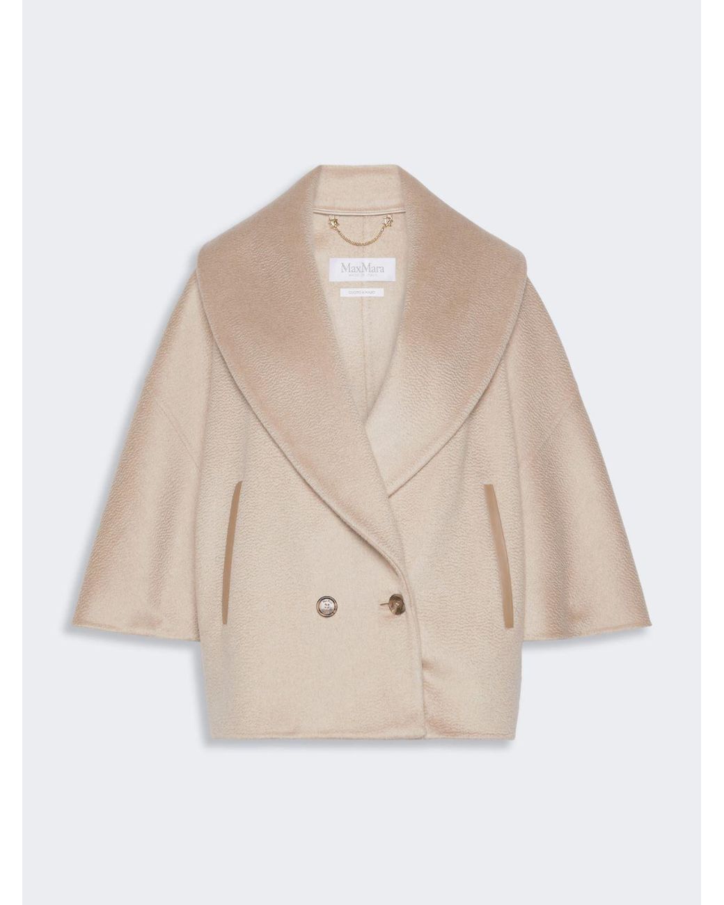 Cappa di Max Mara in Natural