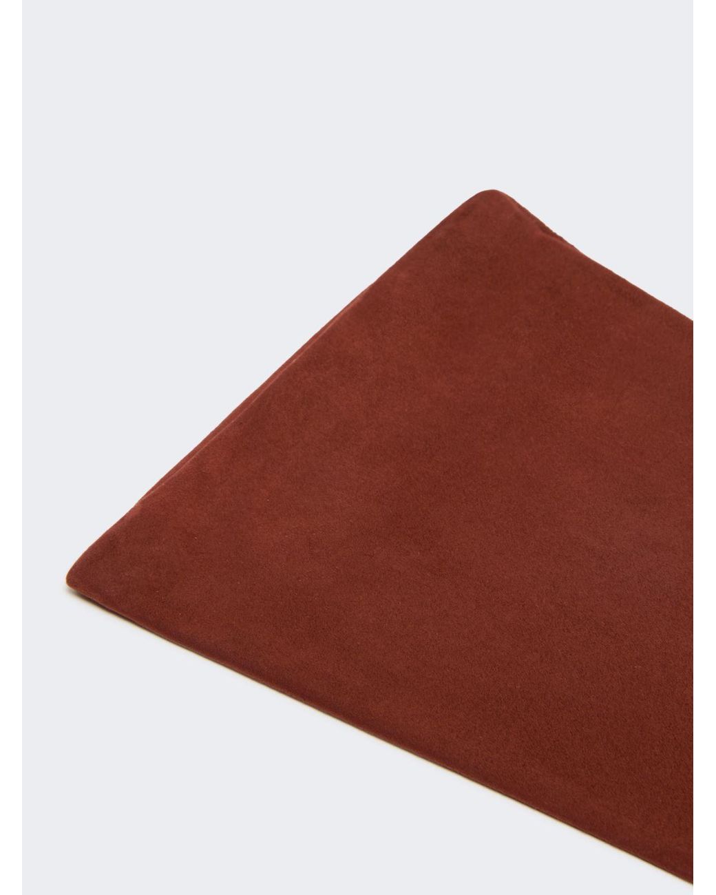 Max Mara Brown Long Suede Gloves