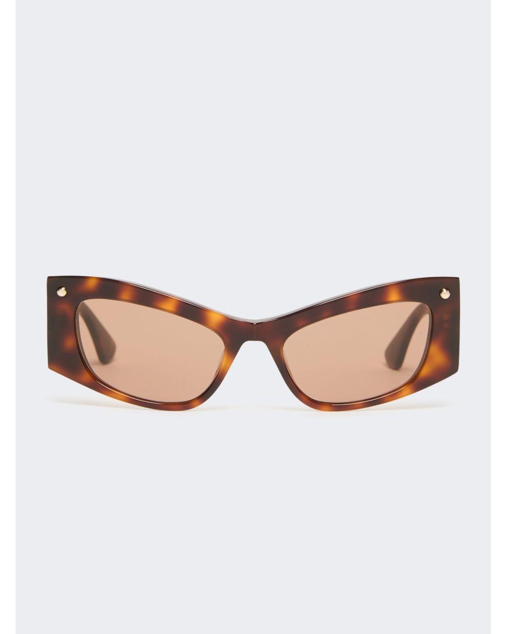 Max Mara Natural Bold Tortoiseshell Acetate Glasses