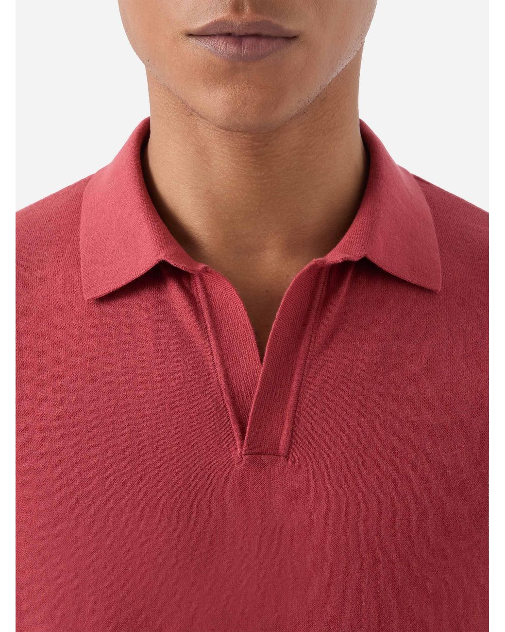 Sloan Brick Polo di Mc2 Saint Barth in Red da Uomo