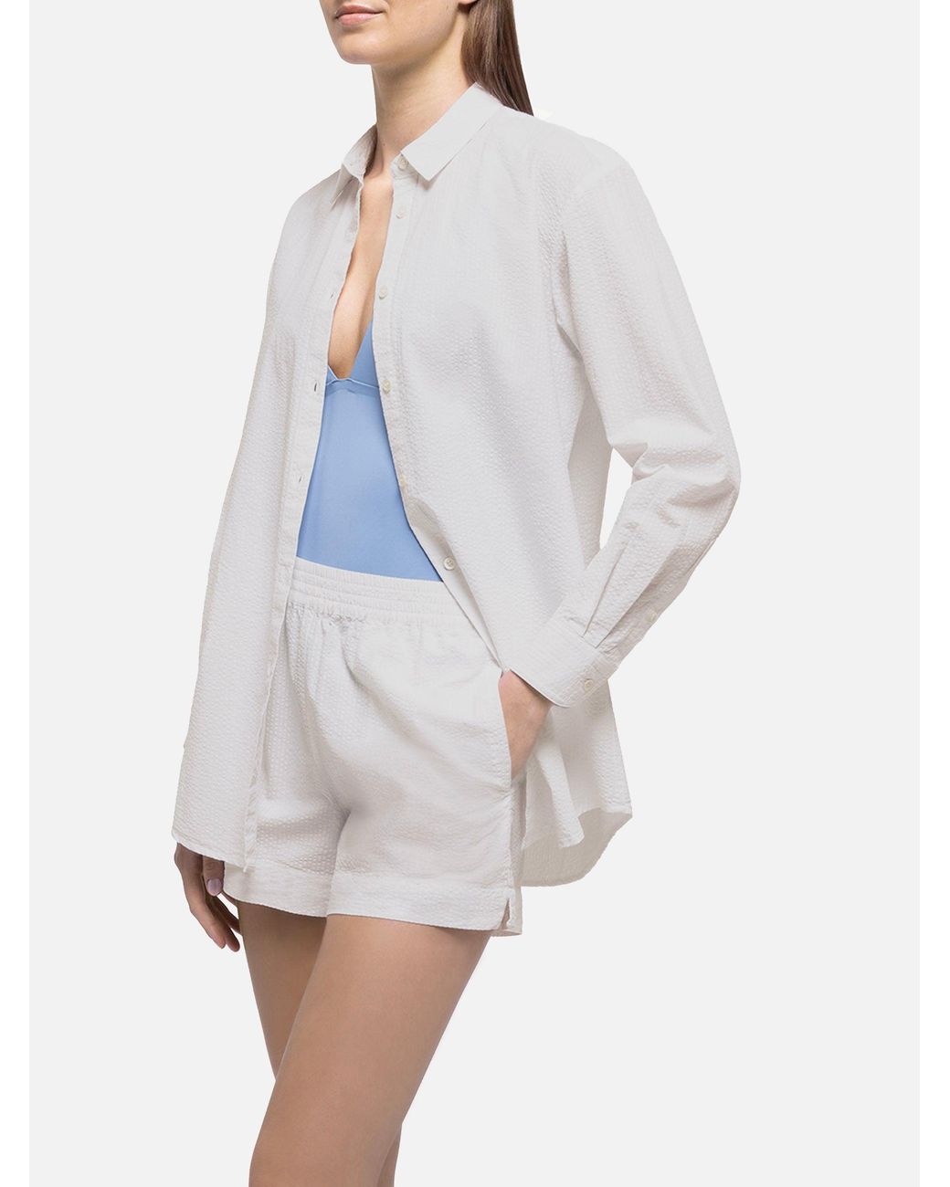 Brigitte Camicia di Mc2 Saint Barth in White