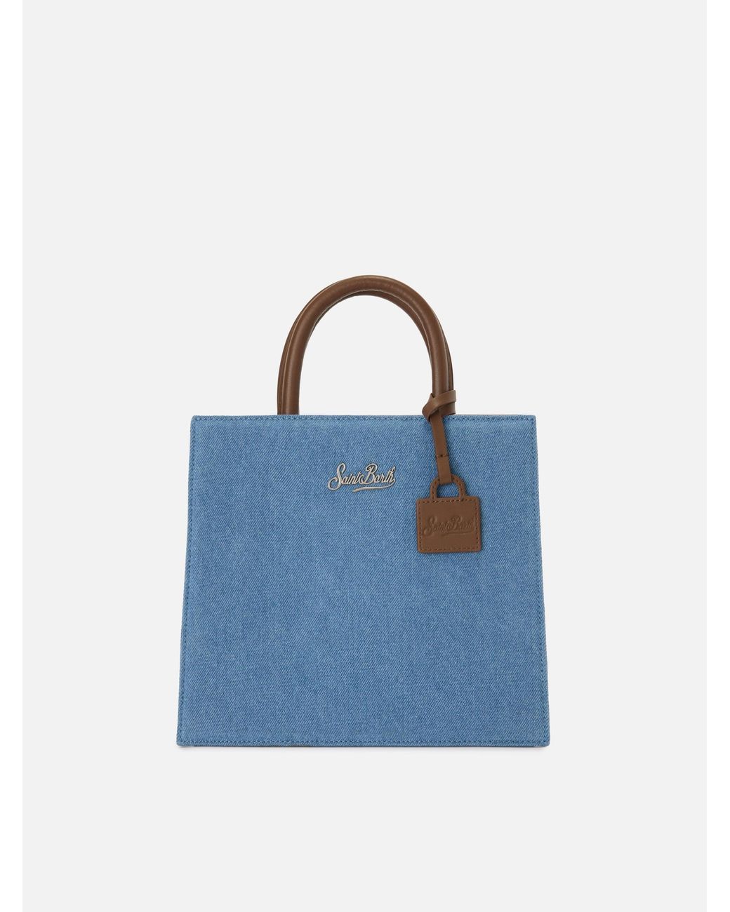 Structured Shop Midi Bag di Mc2 Saint Barth in Blue