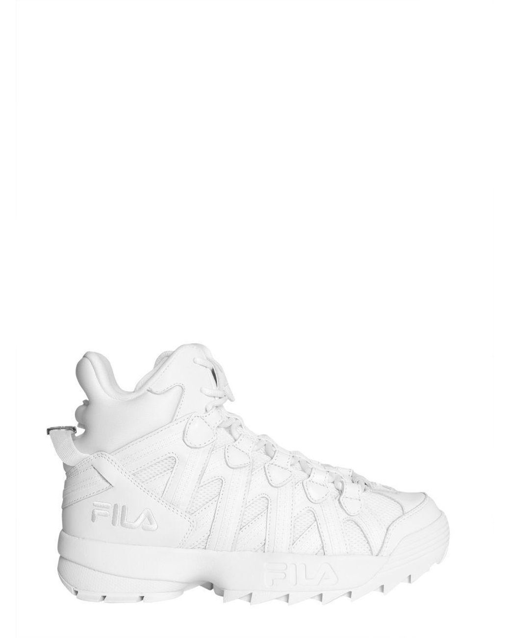 fila white leather sneakers