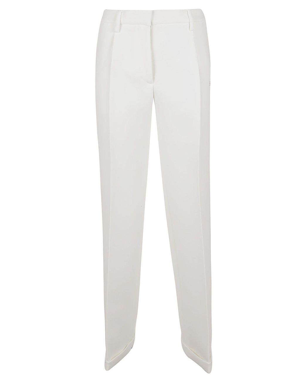 Off-White c/o Virgil Abloh Cotton Pants in White - Lyst