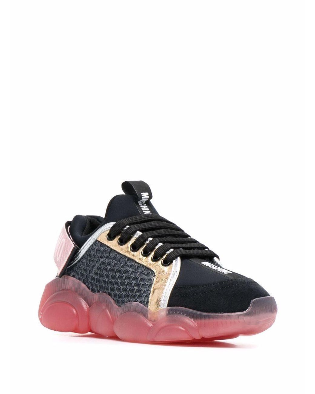 teddy run sneakers with logo