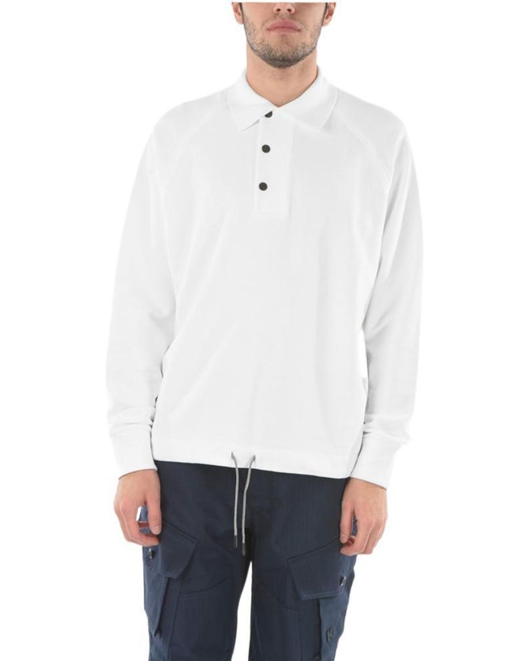Herren Bekleidung Sport- Ermenegildo Zegna Andere materialien sweatshirt in Weiß für Herren Training und Fitnesskleidung Sweatshirts 