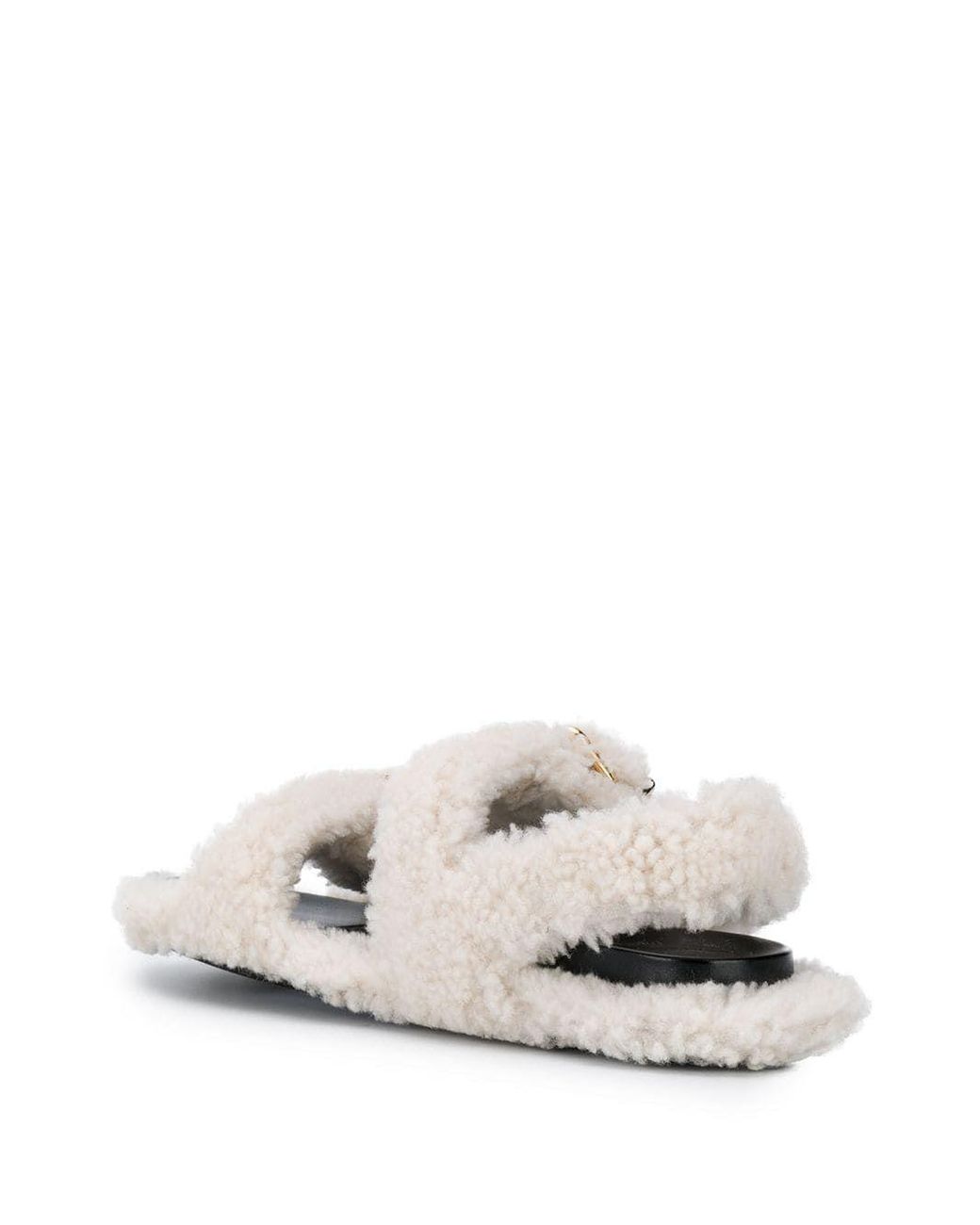 marni shearling sandals
