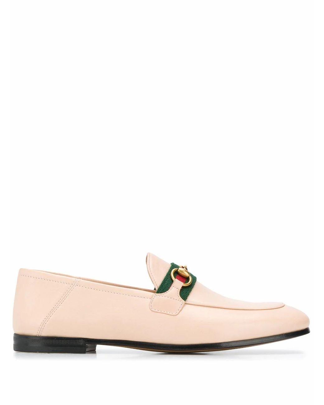 Gucci Leather Loafers in Pink Lyst