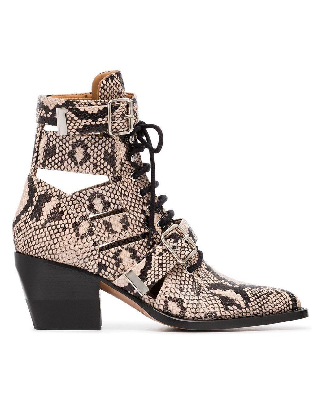 chloé boots beige