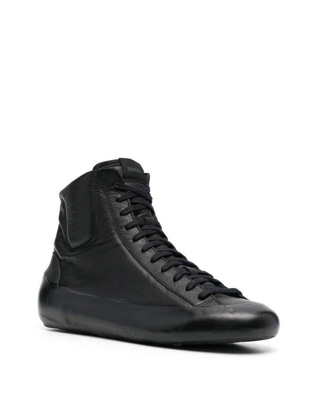 Rbrsl Leather Sneakers in Black for Men | Lyst