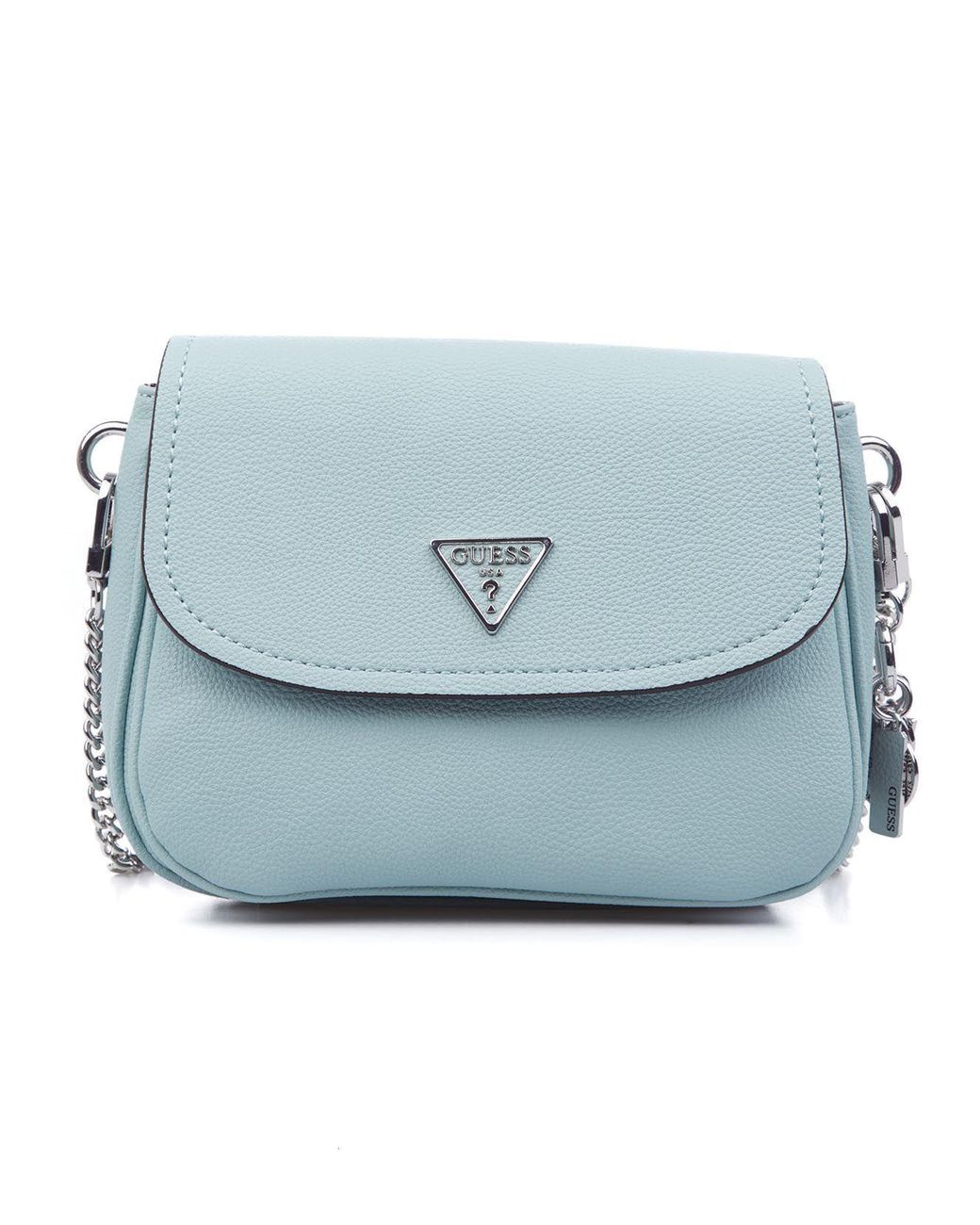 Guess Light Leather Shoulder Bag in Blue | Lyst Canada