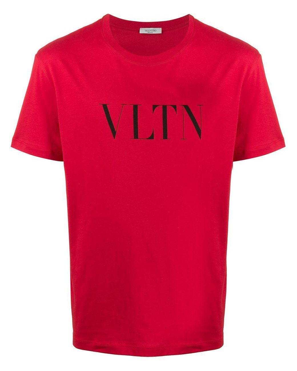 Valentino Cotton T-shirt in Red for Men - Lyst