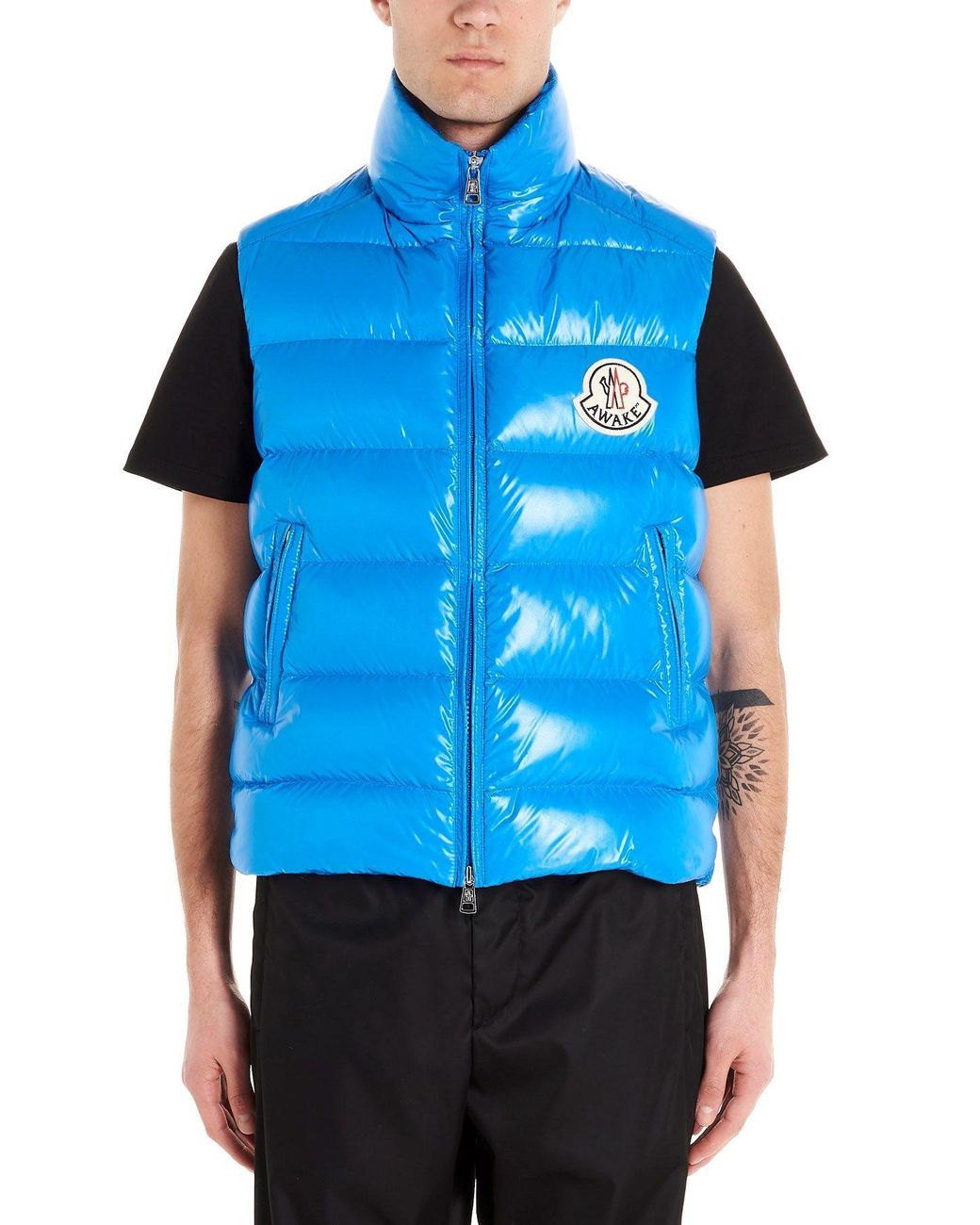 Moncler HELLBLAU WESTE in Blau | Lyst AT