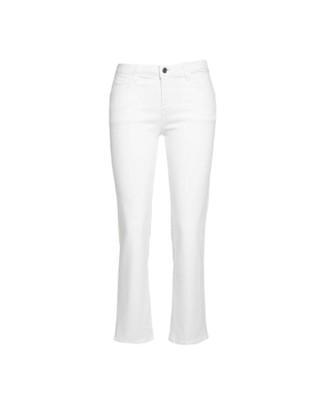 guess white high waisted jeans