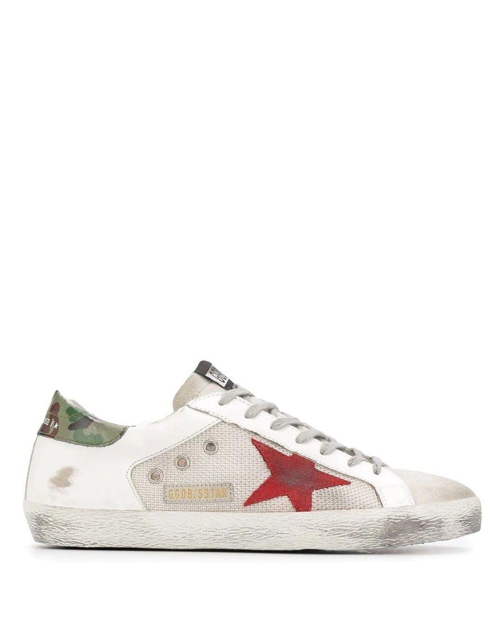 Golden Goose Deluxe Brand Goose Leather Sneakers in White for Men - Lyst